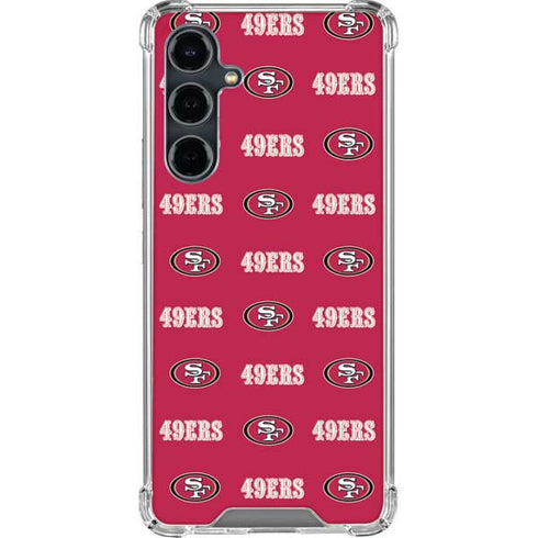 NFL San Francisco 49ers Blitz Series Galaxy S23 FE Clear Case